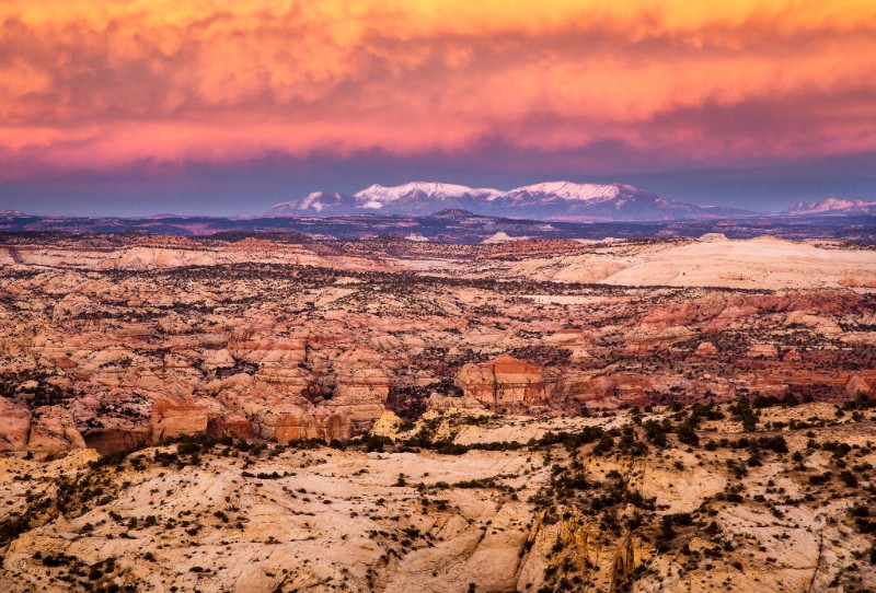 Picture of Grand Staircase-Escalante National Monument that was was cut in half in December 2017.