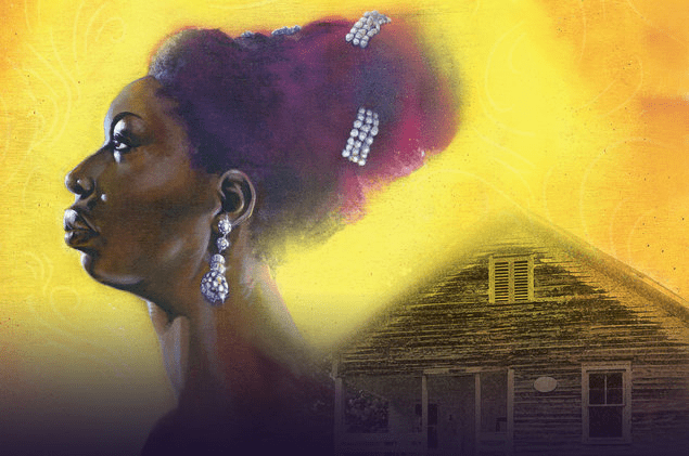 Portrait of Nina Simone for the National Trust's social impact campaign to preserve her childhood home