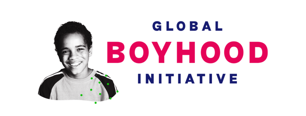 Graphic for Entertain Impact's social impact campaign: the Global Boyhood Initiative