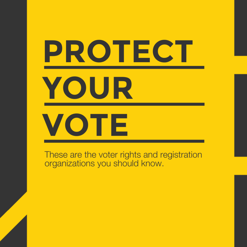 Graphic that says "Protect Your Vote"